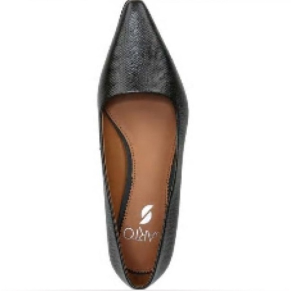 Franco Sarto Modena Heeled Mule Greeb Tectured Women’s Shoes - Picture 2 of 10